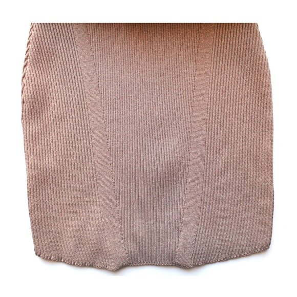 Retrofête Aislinn Dress / Medium / Metallic Satellite Knit Mini Gold Buttons - Picture 9 of 11